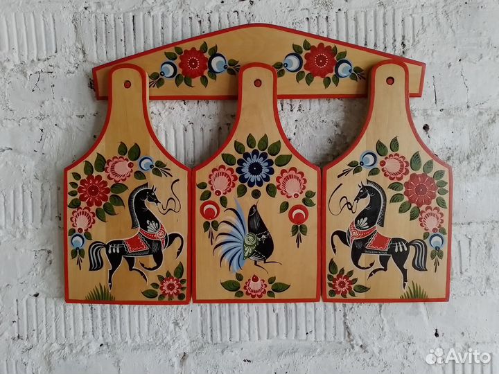 Доски разделочные для кухни, ручная роспись