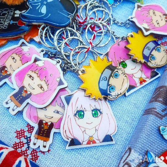 Значки с аниме