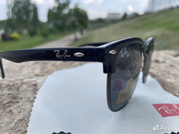 Очки Ray Ban clubmaster зеркальные