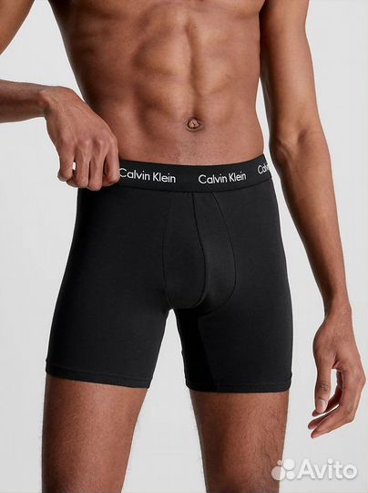 Трусы Calvin Klein (3 шт.) чёрные