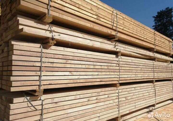 Доска обрезная сосна