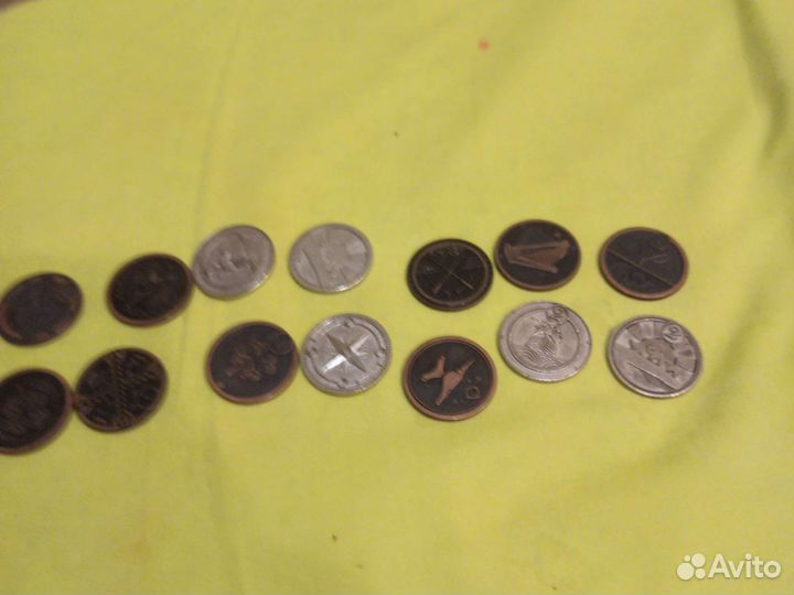 Монеты из петёрочки 24 манет