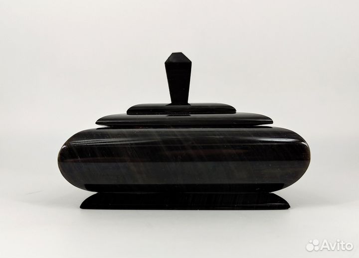 Шкатулка из натурального камня Обсидиан