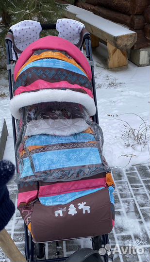 Санки-коляска nika детям 7