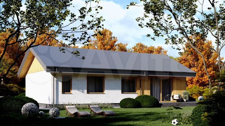 Дом 114 м² на участке 6,8 сот.