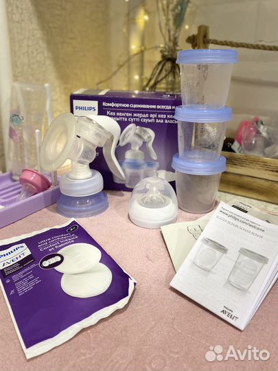 Молокоотсос avent ручной