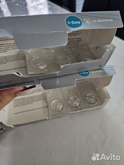 Линзы контактные (3 шт.) acuvue oasys 1 day