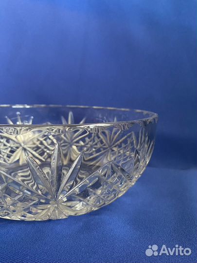 Хрустальная салатница (ваза под фрукты)