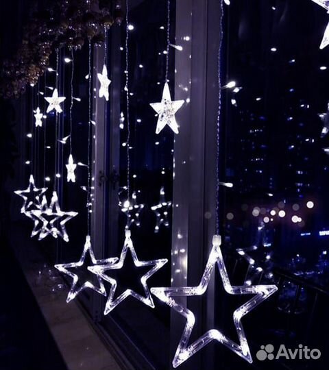 Гирлянда штора