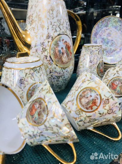 Сервиз Мадонна на 6 персон позолота