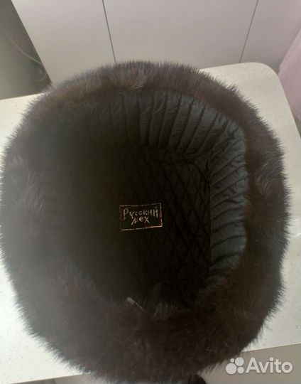 Норковая шапка мужская ушанка