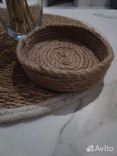 Корзинка плетенная для мелочей