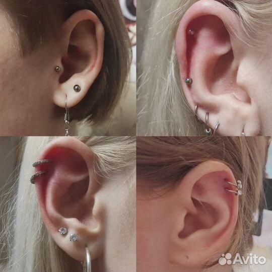 Пирсинг, микродермалы, тоннели