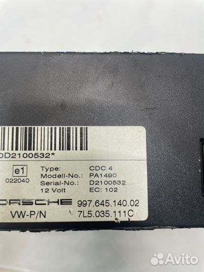 Проигрыватель CD/DVD Porsche Cayenne 955 4800 2005