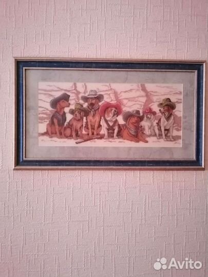 Картина вышитая крестиком