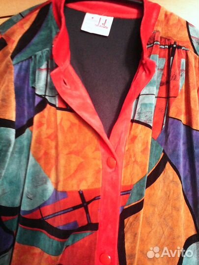 Халат женский велюровый ники