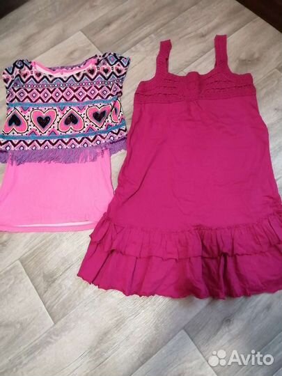 Вещи пакетом на девочку 152