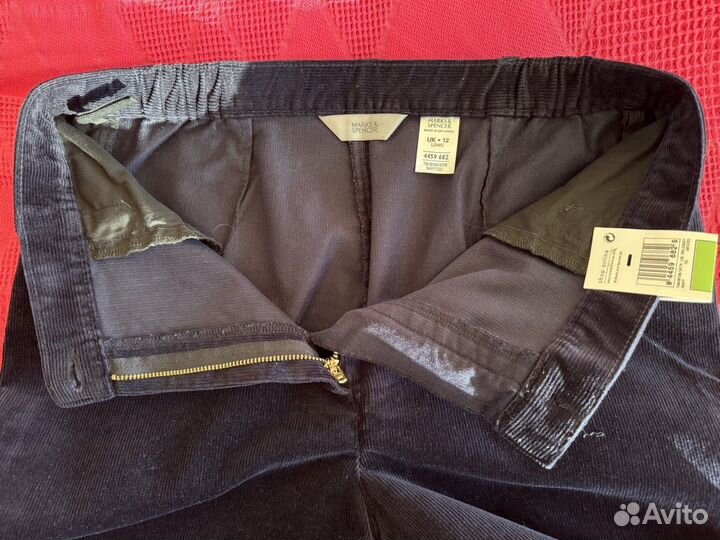 Брюки вельветовые Marks&Spencer, жен., р.46(12)