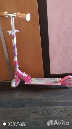Самокат детский трехколесный бу