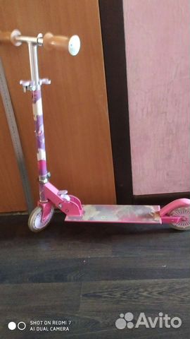 Самокат детский трехколесный бу