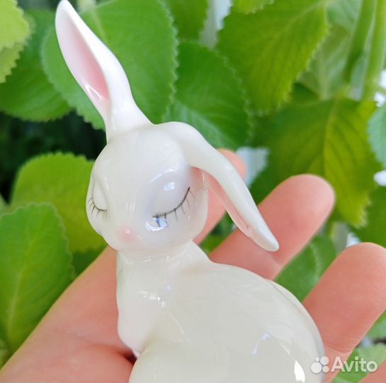 Символ года Кролик Фарфор Статуэтка Зайка моя