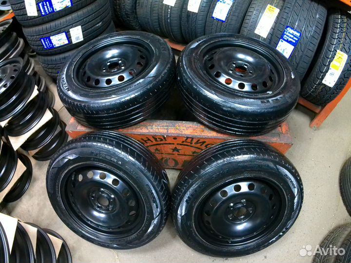 Колеса Б/У 185/65 R15 Nexen на Polo,Rapid - 4 шт