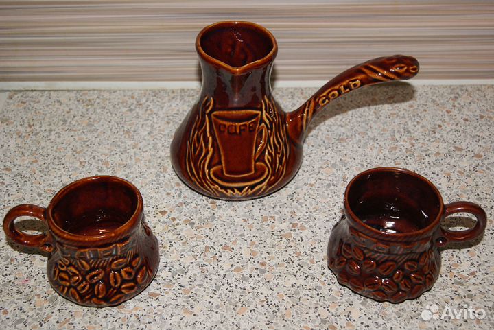 Кофейный набор для двоих. Керамика