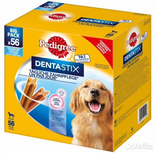 Denta stix для крупных собак 25кг+