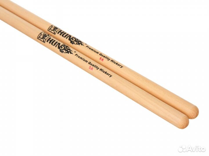 10101001009(1010203035 Natural Series 5A Барабанные палочки, орех гикори, деревянный наконечник HUN