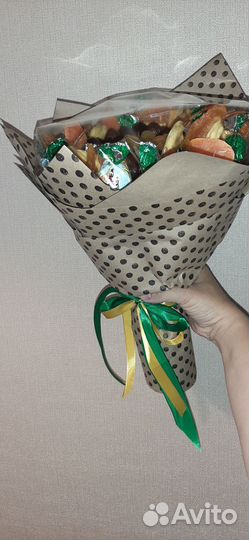 Букет из сухофруктов и конфет экофуд