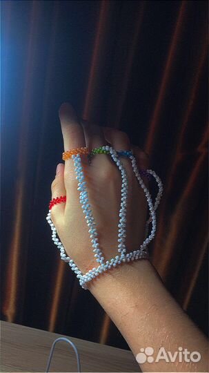 Перчатка из бисера