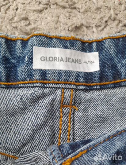 Джинсовые шорты бермуды