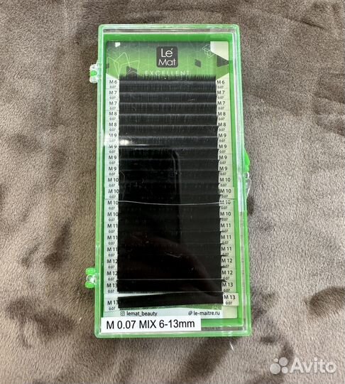 Ресницы для наращивания le mat ле мат