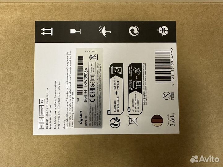 Dyson Airwrap HS05 Complete Long Ceramic Pink