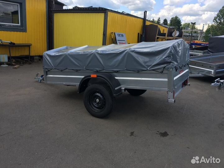 Оцинкованный легковой прицеп длиной 2,5 метра