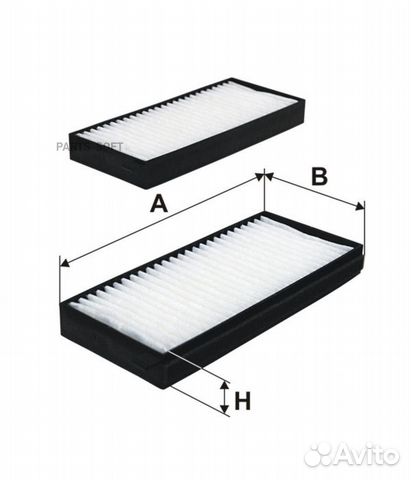 Filtron K1309-2X Фильтр салона ssangyong kyron 2.0