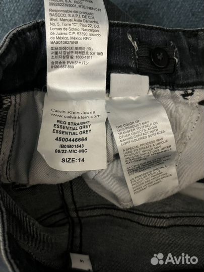 Джинсы calvin clein 14 р (рост 164)