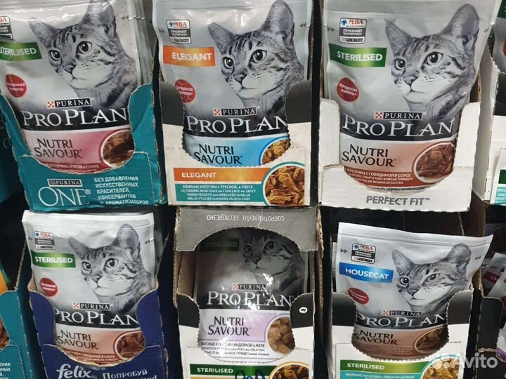 Влажный корм для стерилизованных кошек проплан