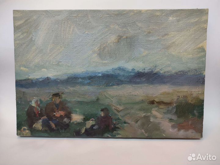 Картина холст, масло нх