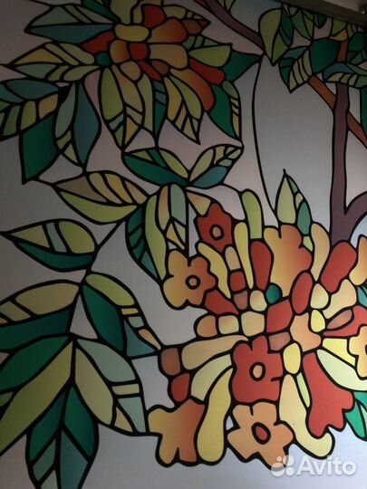 Стеклянная перегородка для зонирования