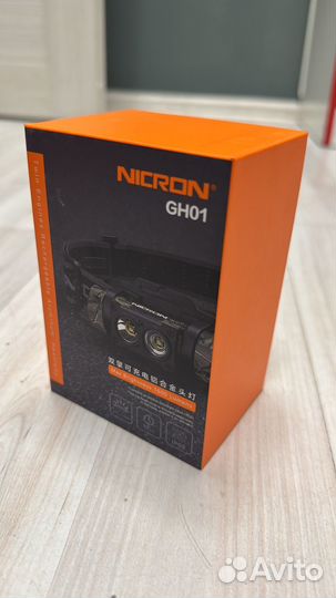 Налобный фонарь Nicron GH01