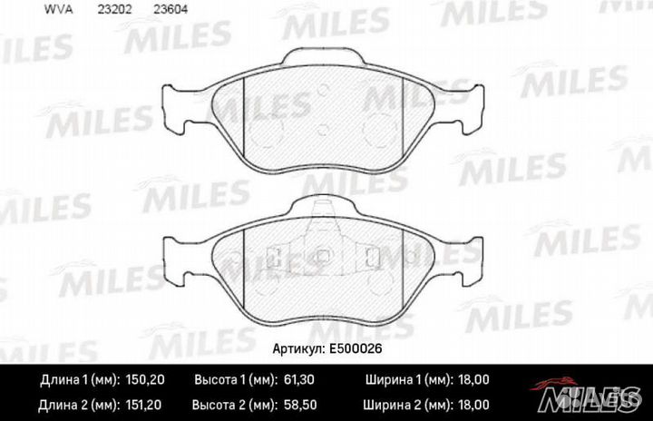 Колодки тормозные ford fiesta 9501/01/fusion 01 пе