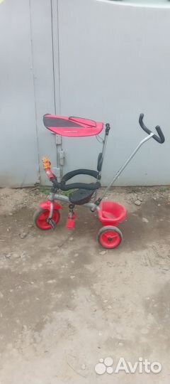 Велосипед-коляска, с ручным управлением