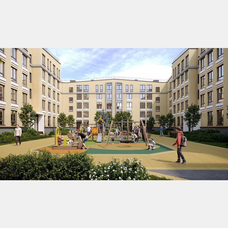 1-к. квартира, 38,9 м², 2/5 эт.