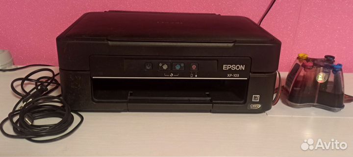 Мфу epson xp-103 с снпч на запчасти