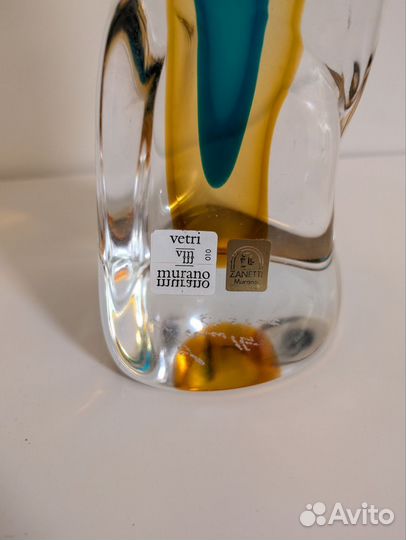 Аист из муранского стекла