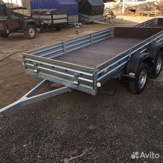 Двухосный прицеп мзса 77-31-022 оцинкован
