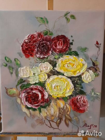 Картина масло,холст,подрамник 50на60см