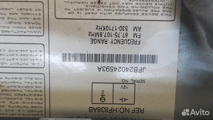 Магнитола Acura MDX, 2008