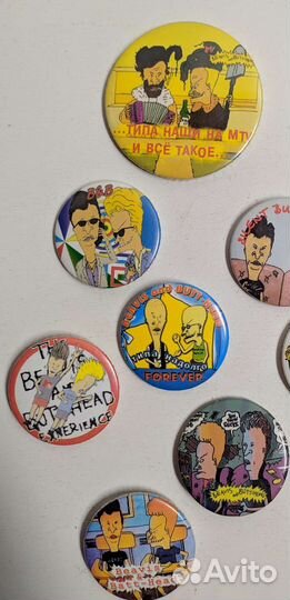 Значки Бивис и Баттхед, из 90х